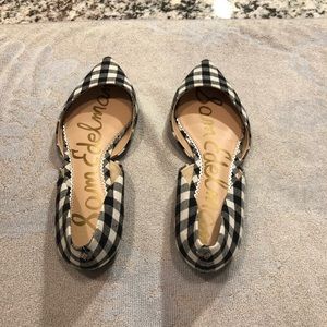 Sam Edelman Gingham flats size 8.5 pristine!
